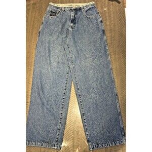 VTG Pure Playaz Baggy Wide Men’s Blue Jeans 36x34 Y2K Hip Hop Skater 32x32 Y2K